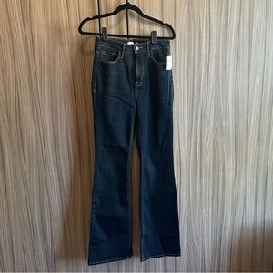 Old Navy Extra Flare High Rise Jeans Dark Blue 6 NWT